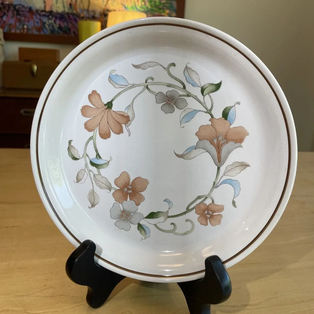 VINTAGE Kenmark Keystone Autumn Swirl 165 Ceramic Made In Japan